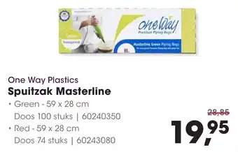 Hanos One Way Plastics Spuitzak Masterline aanbieding