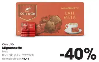 Hanos Côte d'Or Mignonnette aanbieding