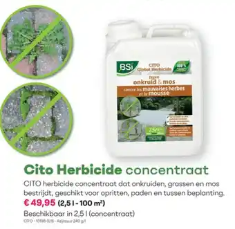 Multi bazar Cito Herbicide Concentraat aanbieding