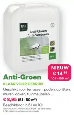 Multi bazar Anti-Groen Klaar voor Gebruik aanbieding