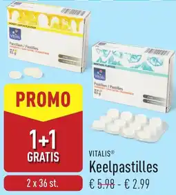 ALDI Vitalis keelpastilles aanbieding