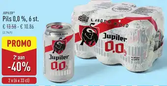 ALDI Jupiler pils 0,0 %, aanbieding