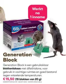 Multi bazar Generation block aanbieding