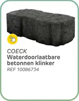 Brico Coeck waterdoorlaatbare betonnen klinker aanbieding