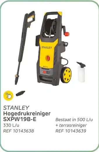 Brico Stanley hogedrukreiniger SXPW19B-E aanbieding