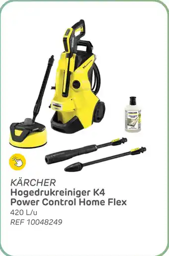 Brico Kärcher hogedrukreiniger K4 power control home flex aanbieding