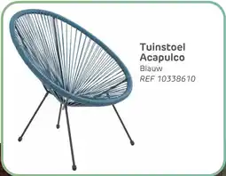 Brico Tuinstoel acapulco blauw aanbieding