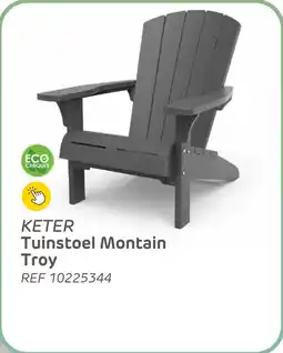 Brico Keter tuinstoel montain troy aanbieding