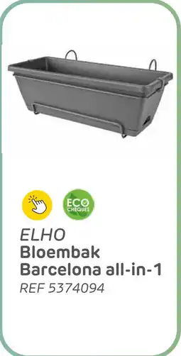 Brico Elho bloembak barcelona all in 1 aanbieding