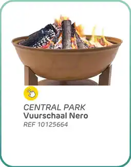 Brico Central park vuurschaal nero aanbieding