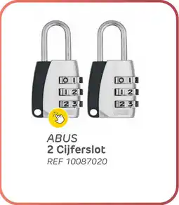 Brico ABUS 2 Cijferslot aanbieding