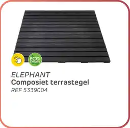 Brico Elephant composiet terrastegel aanbieding