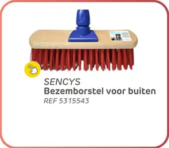 Brico Sencys bezemborstel voor buiten aanbieding