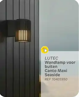 Brico Lutec wandlamp voor buiten canto maxi seaside aanbieding