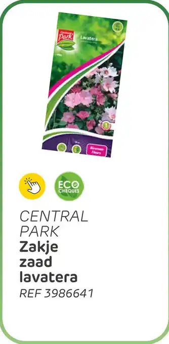 Brico Central park zakje zaad lavatera aanbieding