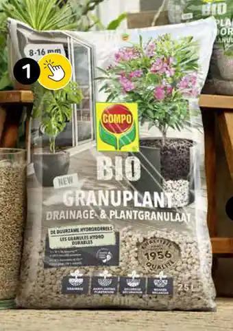 Brico Compo drainagegranulaat granuplant bio aanbieding