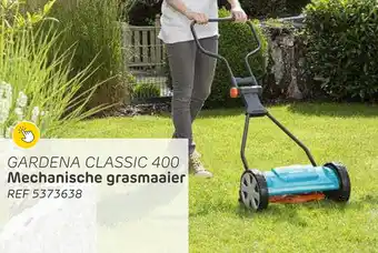 Brico Gardena classic 400 mechanische grasmaaier aanbieding