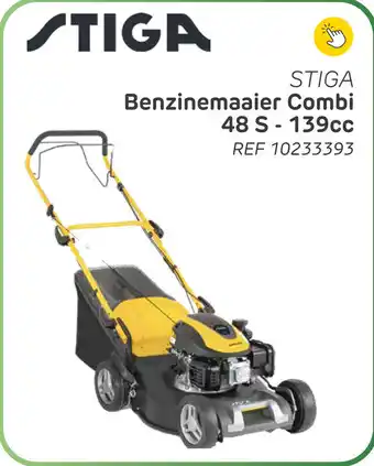 Brico Stiga benzinemaaier combi 48 S-139CC aanbieding