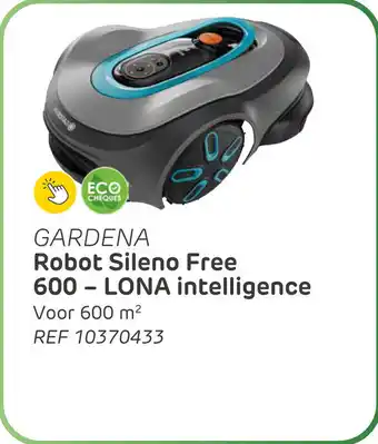 Brico Gardena robot sileno free 600 lona intelligence aanbieding