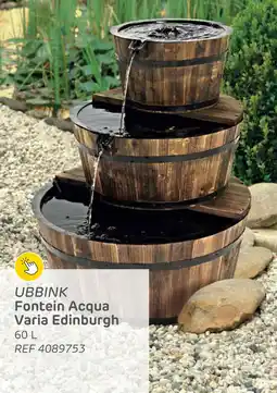 Brico Ubbink fontein acqua varia edinburgh aanbieding