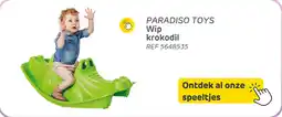 Brico Paradiso toys wip krokodil aanbieding