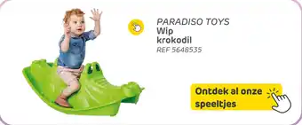 Brico Paradiso toys wip krokodil aanbieding