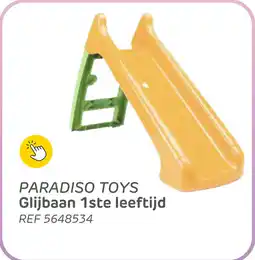 Brico Paradiso toys glijbaan 1ste leeftijd aanbieding