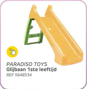 Brico Paradiso toys glijbaan 1ste leeftijd aanbieding