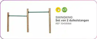 Brico Swingking set van 2 duikelstangen aanbieding