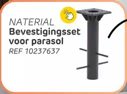 Brico Naterial bevestigingsset voor parasol aanbieding