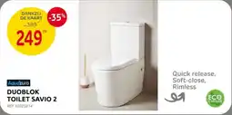 Brico Duoblok toilet savio 2 aanbieding