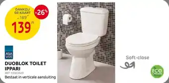 Brico Duoblok toilet ippari aanbieding