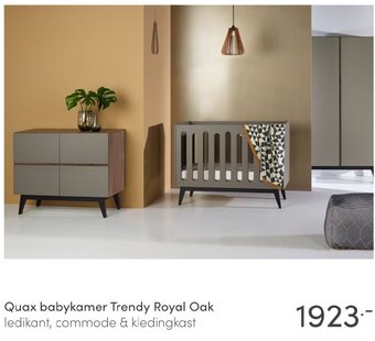 Baby & Tiener Quax babykamer Trendy Royal Oak aanbieding
