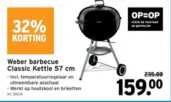 GAMMA Weber barbecue Classic Kettle 57 cm aanbieding