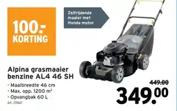 GAMMA Alpina grasmaaier benzine AL4 46 SH aanbieding