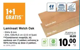 GAMMA Laminaat Welsh Oak aanbieding