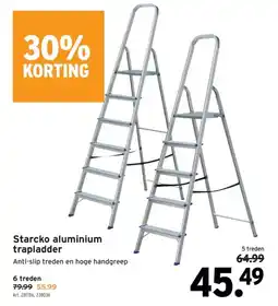 GAMMA Starcko aluminium trapladder aanbieding