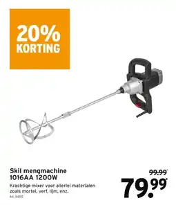 GAMMA Skil mengmachine 1016AA 1200W aanbieding