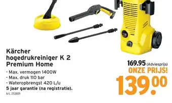 GAMMA Kärcher hogedrukreiniger K 2 Premium Home aanbieding