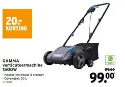 GAMMA GAMMA verticuteermachine 1500W aanbieding