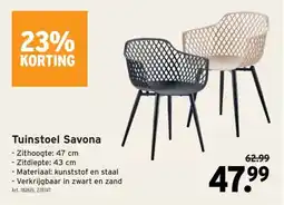 GAMMA Tuinstoel Savona aanbieding