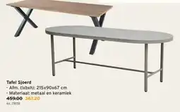 GAMMA Tafel Sjoerd aanbieding