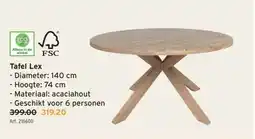 GAMMA Tafel Lex aanbieding