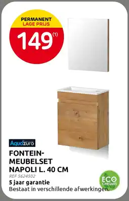 Brico FONTEINMEUBELSET NAPOLI L. 40 CM aanbieding