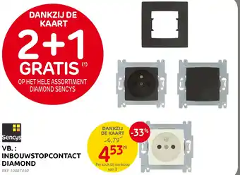 Brico INBOUWSTOPCONTACT DIAMOND aanbieding