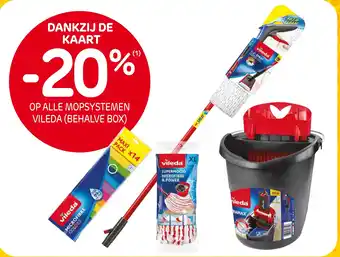 Brico OP ALLE MOPSYSTEMEN VILEDA (BEHALVE BOX) aanbieding