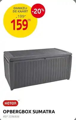 Brico OPBERGBOX SUMATRA aanbieding