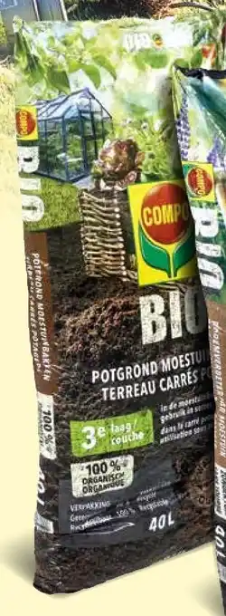 Brico BIOPOTGROND MOESTUINBAKKEN EN BROEIKASSEN aanbieding