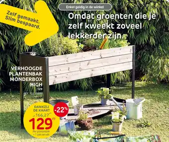 Brico VERHOOGDE PLANTENBAK MONDERBOX HIGH aanbieding