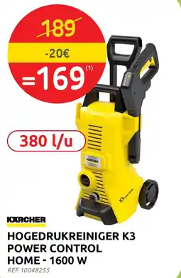 Brico HOGEDRUKREINIGER K3 POWER CONTROL HOME - 1600 W aanbieding